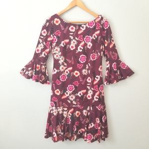 Eliza J Flower Print Dress